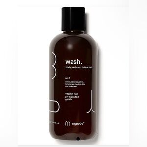 Maude Wash Body Wash and Bubble Bath - Deep Brown